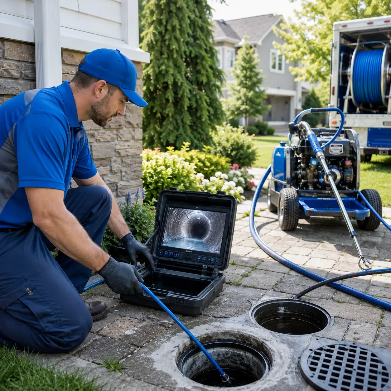 Outdoor drain cleaning professionals serving South Beloit, IL