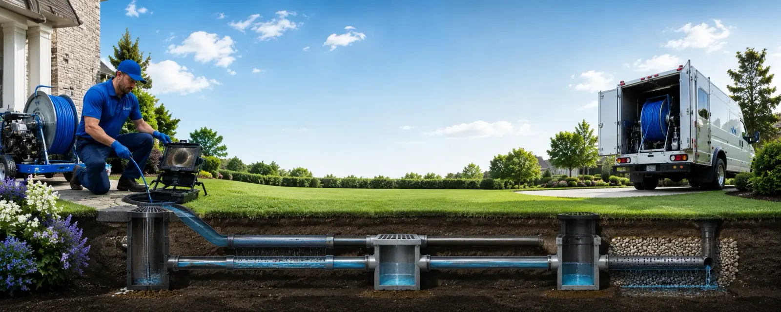 Outdoor drain cleaning information for South Beloit, IL